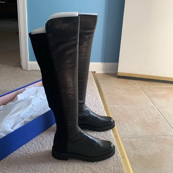 Stuart Weitzman 5500 lift boots - Picture 1 of 17